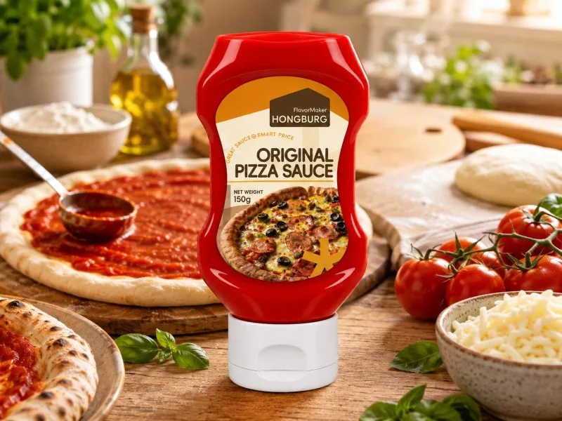Pizza bazası üçün klassik orijinal pizza sousu