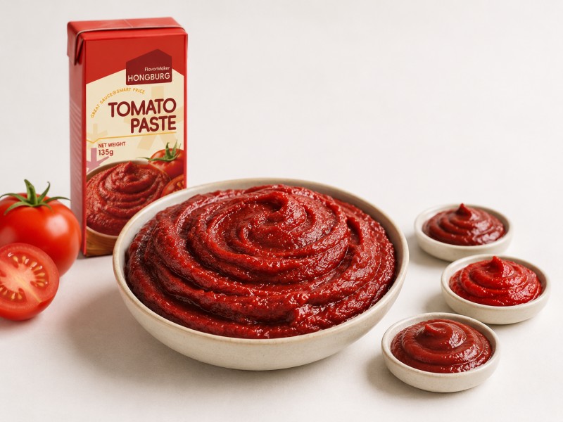 Xüsusi Brix ilə Konsentratlı Tomat Pastası