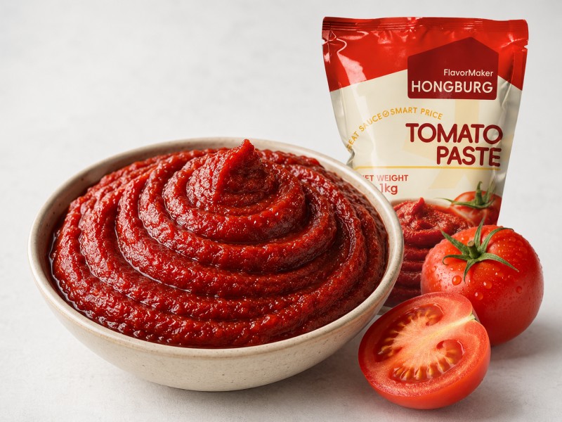 Yüksək Brix Tünd Qırmızı Tomat Pastası