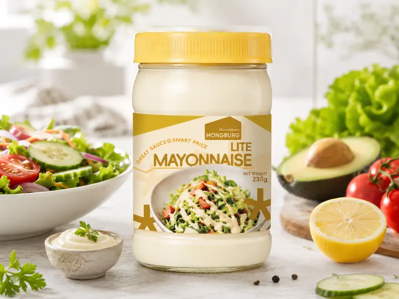 Şüşə Butulkada Lite Mayonez