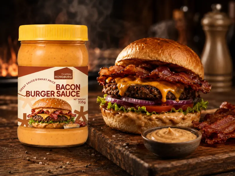 Smoky Rich Bacon Burger Sousu