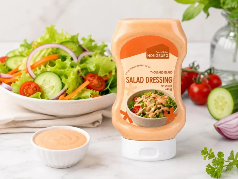 Tangy Kremli Min Ada Salat Sosu
