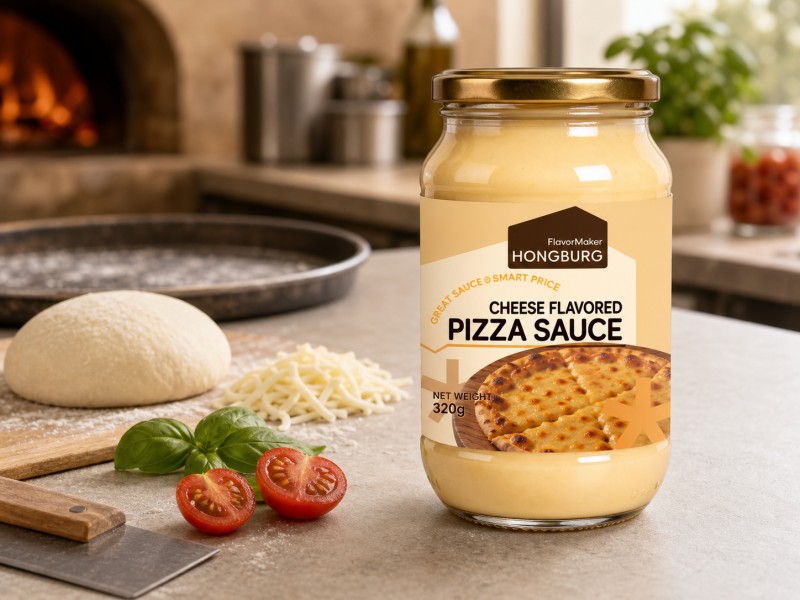 Qalın Kremli Pendir Ətirli Pizza Sousu